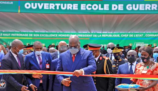 Le commandant du CHESD présent à l’inauguration de l’Ecole de Guerre de Kinshasa